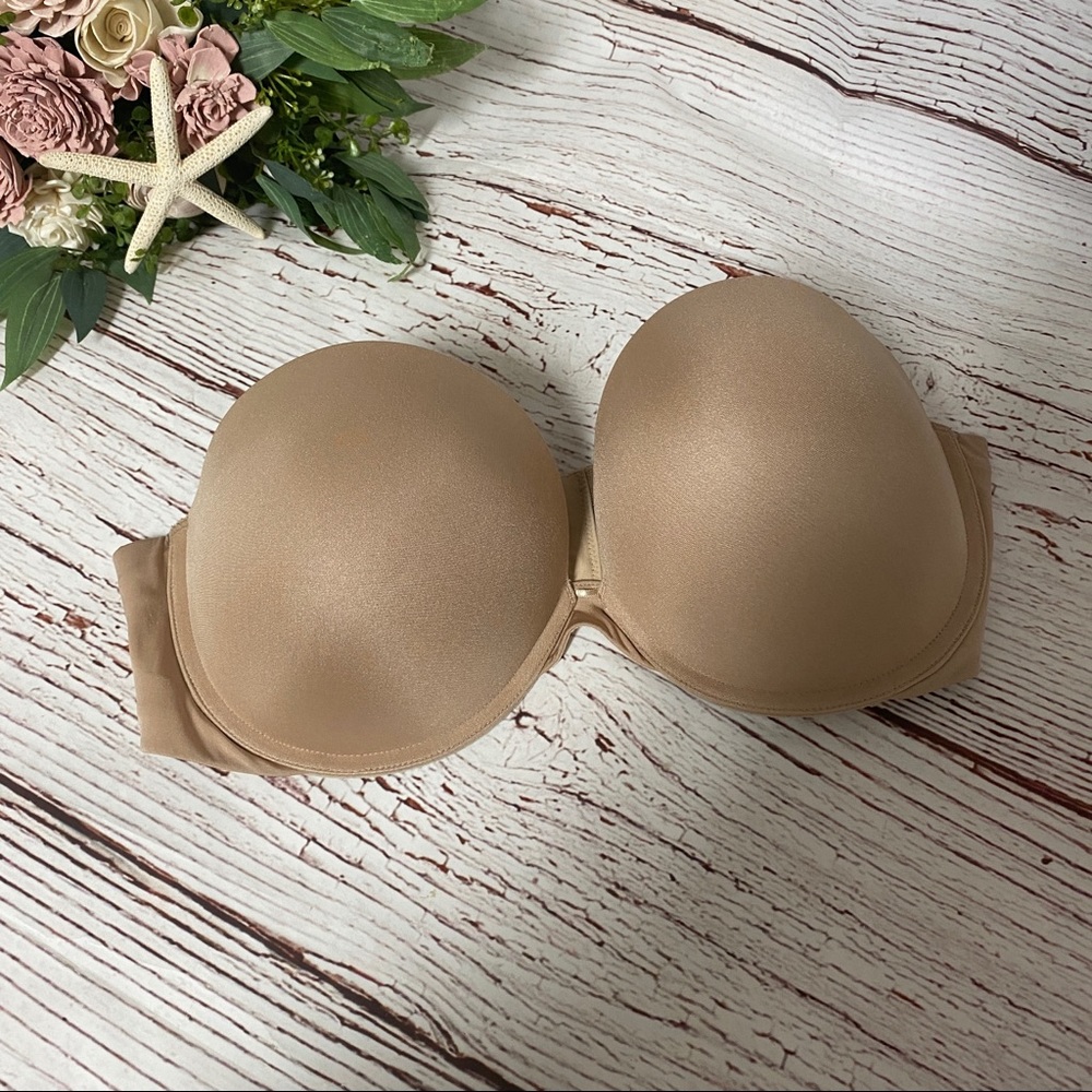 Felina Nude Strapless Bra 38C